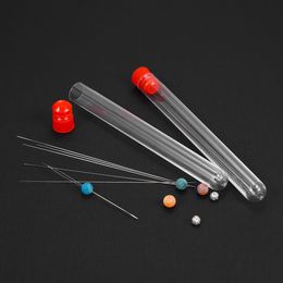 Other 1 5PCS Big Eye Curved Open Stainless Steel Beading Needles For Beads Threading String Makings DIY Bracelet Supplies 221111