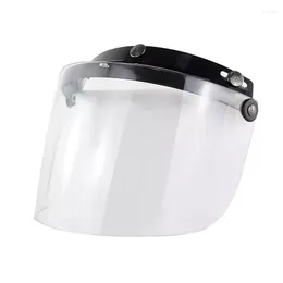 Motorcycle Helmets 3-Snap Visor Lens Shield For Flip Up Down Open Face Anti Glaring Helmet Accessories