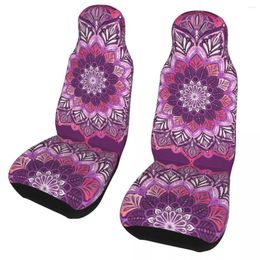 Car Seat Covers Boho Mandala Universal Cover Four Seasons AUTOYOUTH Pattern Bohemian Cushion Polyester Fishing