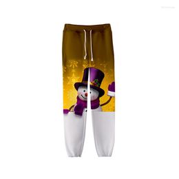 Men's Pants Merry Christmas Snowman Kawaii 3d Print Fashion Jogger Harem Pant Casual Men Women Long Loose Trousers Fitness Sweatpants