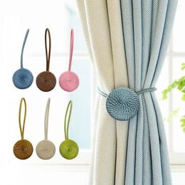 Curtain 1pc Strong Magnetic Tiebacks Free Drilling Decorative Holdbacks Buckle Clips Accessories