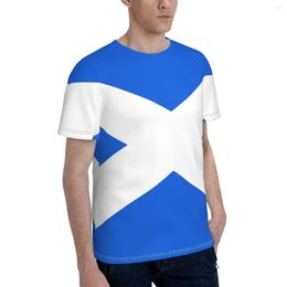 Men's T Shirts Promo Baseball Scottish Flag T-shirt Shirt Print Humor Graphic R333 Tops Tees European Size