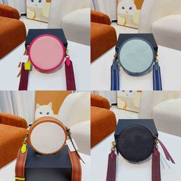 Shopping Bags Candy Color Small Round Bag Triumphal Arch Spring And Summer Single Shoulder Texture Messenger Corssbody Wallets 220723