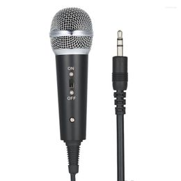 Microphones Wired Condenser Microphone Round Handheld With Tripod 3.5Mm Jack For Karaoke Singing Party