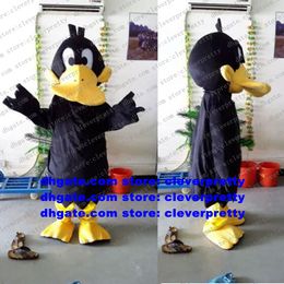 Black Duck Duckling Platypus Duckbill Duckmole Mascot Costume Adult Character Welcome The Doorman Take Group Photo zx747