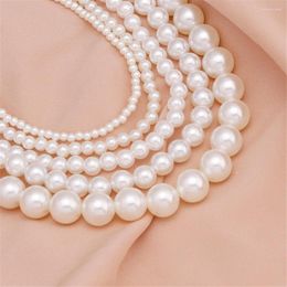 Choker Trend Exquisite Imitation Pearl Fashion Necklaces White Clavicle Chain Wedding Jewelry Gifts Women Clothing Accessories