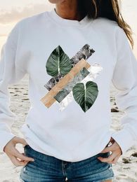 Women's Hoodies Graphic Sweatshirts Beach Lovely Holiday Cute Women Print Female Spring Autumn Fashion Casual Long Sleeve Clothing Pullovers