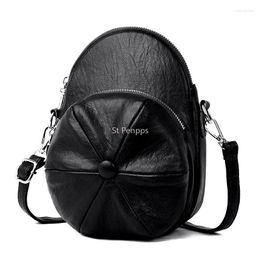 Evening Bags Fashion Designer Hat Shape Women Shoulder Bag Soft Leather Crossbody Messenger Ladies Handbag Feminin
