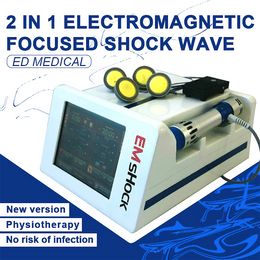 Most Popular 2 In 1 Shock Wave Machine Pain Remvoal Therapy Massage Machine Physiotherapy Erectile Dysfunction Shock Wave ED