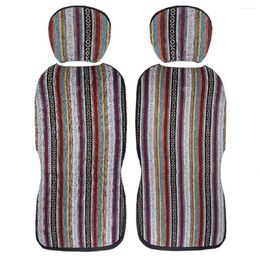 Car Seat Covers Protector Simple Design Breathable Perfect Match Ethnic Style Washable Cover Cushion For Truck