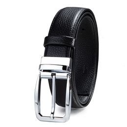 Belts For Men Metal Pin Buckle Men's belt Genuine Leather Luxury Brand Belt Cowhide Jeans Strap for Business Work 221111