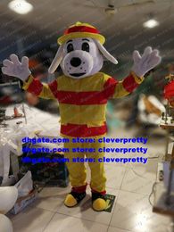 Fireman Fire Dog Firefighter Dog Mascot Costume Adult Cartoon Character Outfit Ceremonial Event Pedagogical Exhibition zx1467