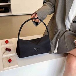 Purse Triangle standard bag women's 2022 new Nylon Oxford small bag messenger sling one shoulder armpit bag