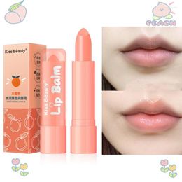 Lip Gloss 1PC Peach Moisture Transparent Long Lasting Nourishing Fades Wrinkles Brighten Color Cute Lips Skin Care