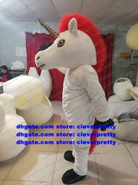 Single Angle Horse Mascot Costume JOYUNICORN UNIMON Ainkhuern Unicorn Adult Cartoon Character Scenic Spot Hotel Pub zx1529