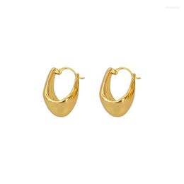 Hoop Earrings French Water Drop Creative Ear Buckle Female Design Catwalk Models Niche All-Match Fashion Jewellery Accessories