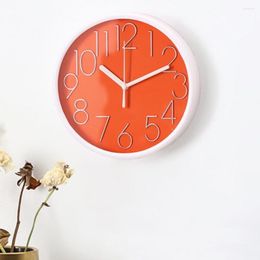 Wall Clocks 8 Inch Quartz Clock Plastic Antique Designer Watches Home Decor Living Room Bedroom Silent Modern Art Design