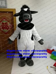 Cow Bossy Cattle Calf Mascot Costume Adult Cartoon Character Outfit Suit Merchandise Street Anniversary Celebrations zx1517