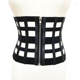 Belts Female Belt Fashion Style Elastic Band Super Repair Waist Girdle Lady Adornment Wide Hollow Out Seal