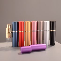 10ml Refillable Portable Mini perfume bottle &Traveler Aluminium Spray Atomizer Empty Parfum Bottle as a Gift100pcs