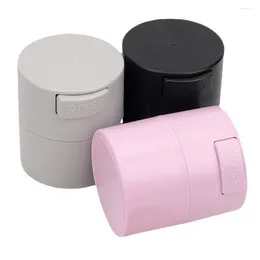 Nail Art Kits 4 Colors Eyelash Glue Storage Tank Eyelashes Extension Adhesive Stand Jar Container Activated Sealed Box