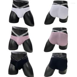 Underpants Sexy Mens Briefs Cotton Breathable Underwear Men Panties For Gay U Convex Male Comfortable Cueca Slip