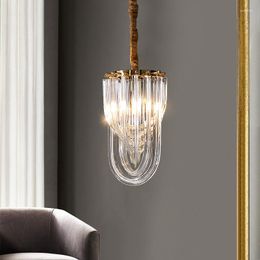 Pendant Lamps Luxury Crystal Ceiling Chandelier For Living Dining Room Kitchen Modern Gold Indoor Lighting Decor