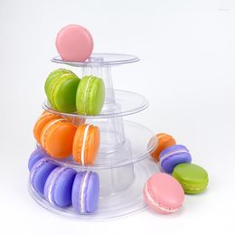 Bakeware Tools Macarons Display Tower 4-layer Cupcake Stand Food Cake Wedding Decoration Birthday Party Favour