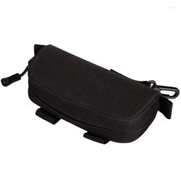 Watch Boxes Nylon Eyeglasses Hard Case Anti- Molle System Sunglasses Pouch Portable Waterproof Bag Eyewear Accessoies