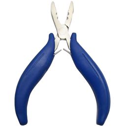 Blue handle Heat Fusion Glue Keratin Bonding Micro Rings Removal Pliers for Hair Extensions