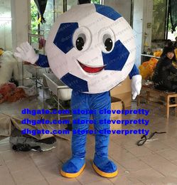 Football Soccer Foot Ball Mascot Costume Adult Cartoon Character Outfit Suit Capping Ceremony Ribbon Cutting Cere zx1182