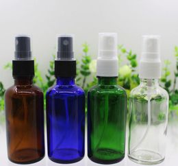 200pcs fashion 50ml Spray Multicolor Bottles Perfume Fine Mist Sprayer Make Up Container with Atomizer Pump