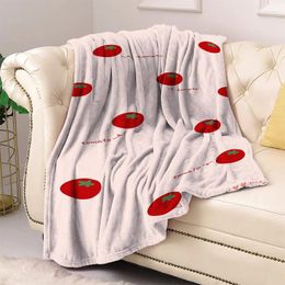 Blankets Cute Blanket Custom Fruit Fluffy Soft Sofa Summer Bedspread On The Bed Bedroom Decoration Throw Decorative Fleece Boho