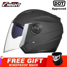 Cycling Helmets JIEKAI Motorcycle Helmet Open Face Helmets Motocicleta Cascos Para Motorbike Scooter Riding Safety Helmet Cascos Para Moto T221107