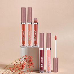 Lip Gloss Fit Colours Matte Nonstick Velvet Thin Tube Liquid Lipstick Long-lasting Colour Glaze Cosmetics 1 Pcs