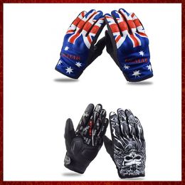 ST68 Summer Motorcycle Gloves Men Skull Mesh Moto Gloves Motorcyclist Touch Screen Biker Gloves guantes moto Black