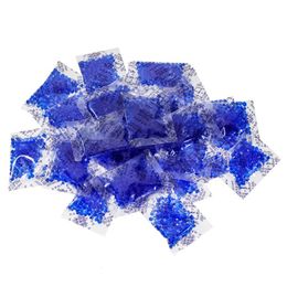 Other Home Garden 10 20 50 Pcs 5g Blue Non Toxic Silica Gel Sachets Desiccant Damp Kitchen Room Living Moisture Dehumidifier Absorber Bag Reusable 221111