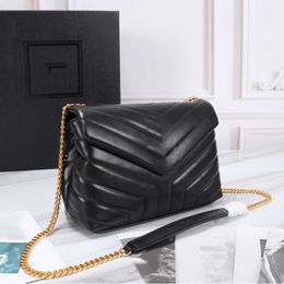 Shopping Bags High Quality Shoulder Women Vintage Handbag Leather Luxury Designer Brand Crossbody Female Chain Purses 220325