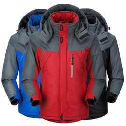 Masculino de parkas masculino inverno espesso casaco de veludo de veludo de alta qualidade jaqueta impermeável masculina 221111