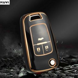 Car Key Kuvi TPU Car Key Case Cover Shell Fob For Cruze Aveo Trax Sail Malibu Opel Vauxhall Astra Corsa Meriva Insignia Buick T221110