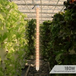 Grow Lights Full Spectrum Led Light 90W 180W Tube Phyto Lamps Lamp Bar Hydroponic Flowers Bloom Vegs Plants Growth