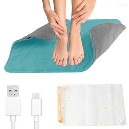 Carpets Electric Heating Pad Heat Travel Stomach Mat Washable Crystal Super Soft USB For Feet Hand Back Neck Discomfort Soothing