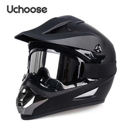 Cycling Helmets 2021 Free Gift Protective Helmet Motocross Motorcycle Moto Bike Full Face Helmet Adult Women Racing Sports Off-road Scooter ATV T221107