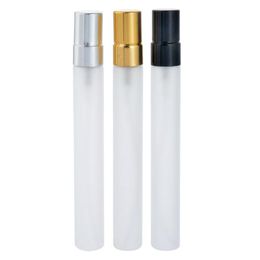1000pcs 10ML Empty Portable Frosted Travel Spray Perfume Bottle With Aluminium Atomizer new