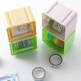 Jewellery Pouches Clear Stacking Organiser For Scrapbooking Tapes Stickers Desk Storage Box Countertop Dressing Table Bathroom