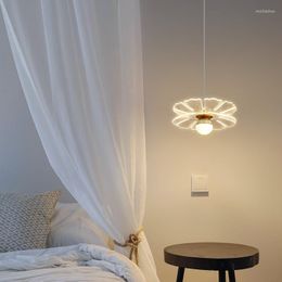 Pendant Lamps Modern Led Ceiling Lights Flower Acrylic Art Decor Lamp For Corridor Balcony Aisle Bedside Home Fixture Indoor Lighting