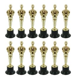 Novelty Games 12Pcs Oscar Statuette Mould Reward the Winners Magnificent Trophies in Ceremonies 221014