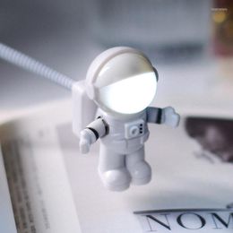 Night Lights Portable USB Powered Light Astronaut LED Eye Protection Lamp Reading DC 5V Decoration For Laptop PC