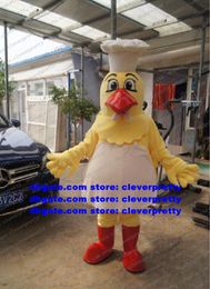 Chef Chicken Chook Hen Chick Mascot Costume Adult Cartoon Character Outfit Suit Ceremonial Event Ribbon-cutting zx2936