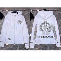 Lüks Erkek Moda Ceketleri Sweatshirts Tasarımcı Hoodies Fermuar Kapşonlu Kazak Çapraz Kazak Sanskrit Hoodie Sıradan Erkekler Kadınlar Tops Ceket Ceket 5kh6